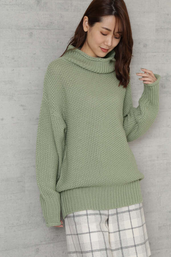 かのこハイネックニット トップス サンエービーディーオンラインストア Sanei Online Store