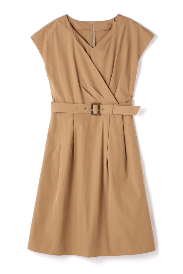 洗える タイプライターカシュクールワンピース ワンピース サンエービーディーオンラインストア Sanei Online Store