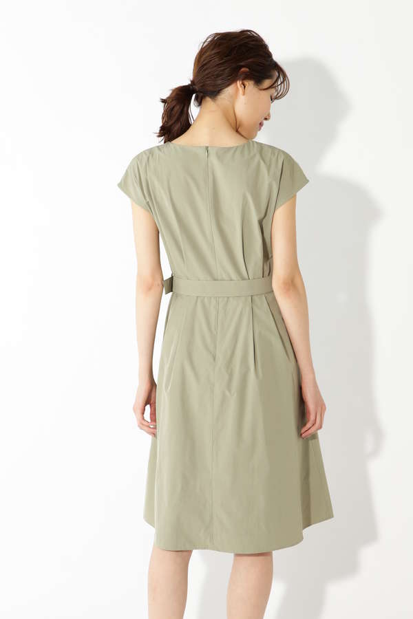 洗える タイプライターカシュクールワンピース ワンピース サンエービーディーオンラインストア Sanei Online Store