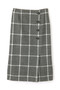 【先行予約 11月上旬-中旬入荷予定】千鳥チェックストレートスカート