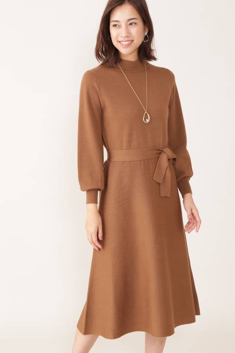 ニットワンピース