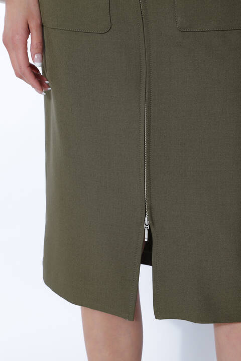 Web限定商品 フロントジップスカート Tokyostyle