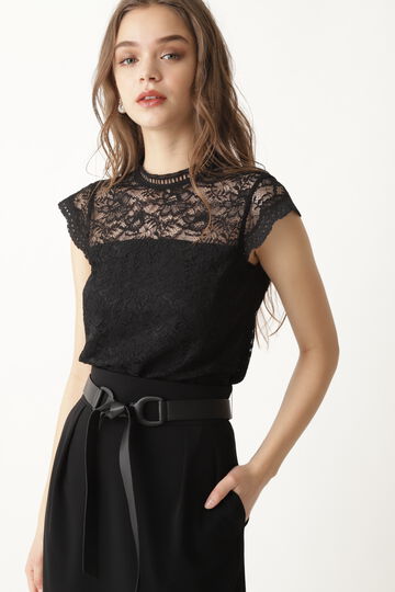 ミックスレースブラウス