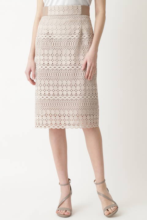 オーバルレーススカート