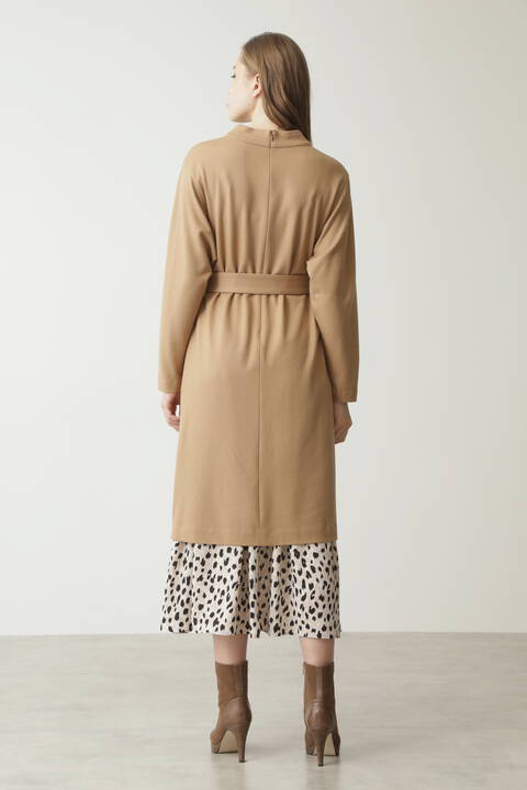 レオパードプリントレイヤードワンピース Tokyostyle