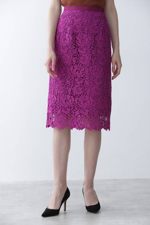 ケミカルレースペンシルスカート