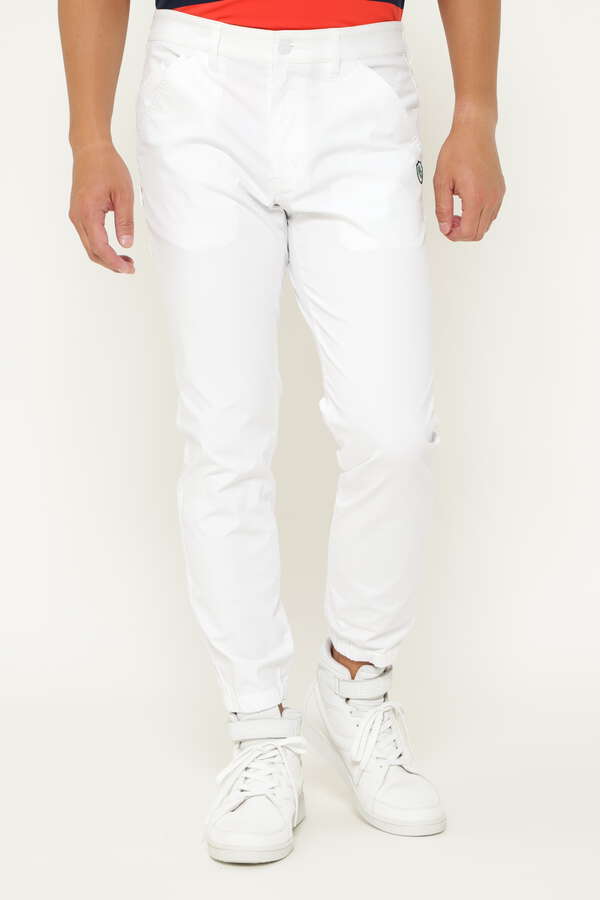 パーリーゲイツ 透防 プラスクール ドビーストレッチ プラスクール 裾リブ パンツ