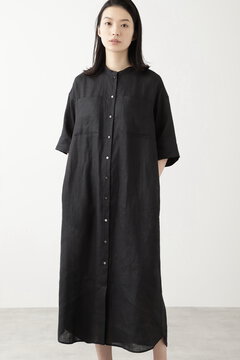 Human Woman ハードマンリネンワンピース ヒューマンウーマン