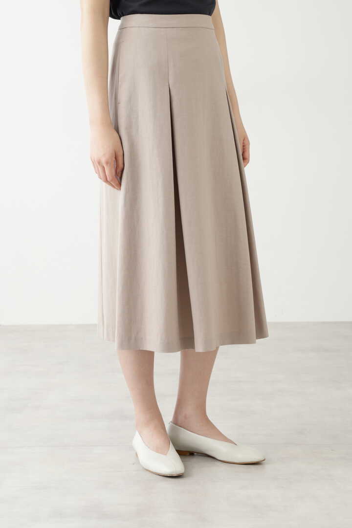 セルロース綿/PE麻ツイルスカート