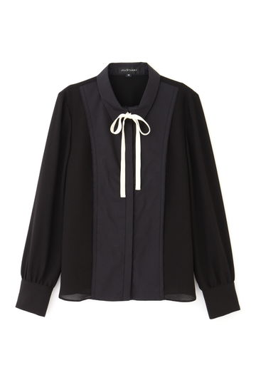  ケリーリボンタイ付シャツ 