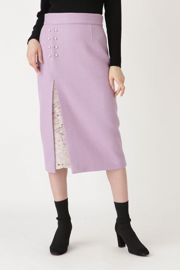  ノアパールピン付タイトスカート 