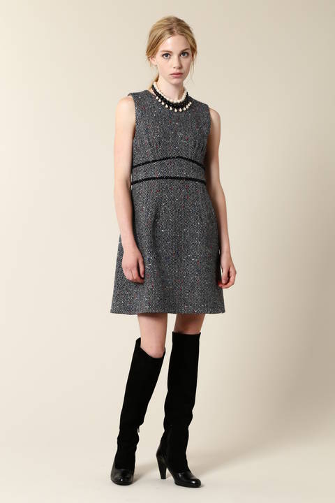 ジルスチュアート ワンピース ツイード