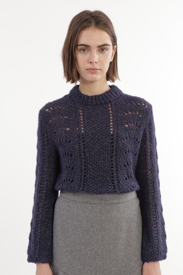  キャンディスMIX編みニット 