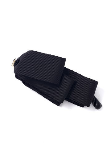  [WEB限定]リボンビジューバナナヘアクリップ 