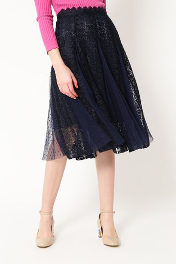  アーリーレースフレアスカート 