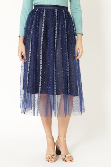  エヴィータドットチュール×ケミカルレーススカート 