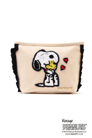  SNOOPY　フリルポーチ 
