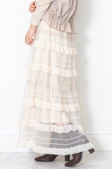 メロディーティアードスカート 