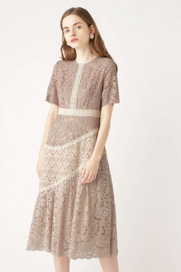 Endy Robe ジュリア配色レースワンピース Jillstuart Jillstuart ジル スチュアート Official Homepage