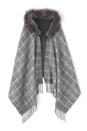  [WEB限定商品] ストールポンチョ 