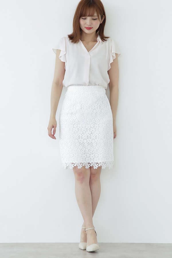 ケミカルフラワーレーススカート Proportion Body Dressing サンエービーディーオンラインストア Sanei Online Store