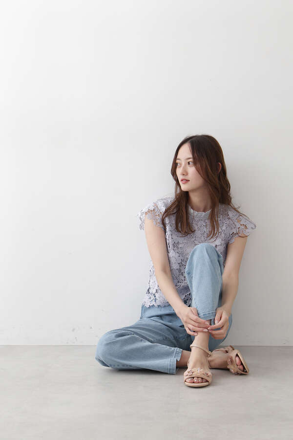 カラーケミカルレースブラウス Secret Sale サンエービーディーオンラインストア Sanei Online Store カラーケミカルレースブラウス Secret Sale サンエービーディーオンラインストア Sanei Online Store