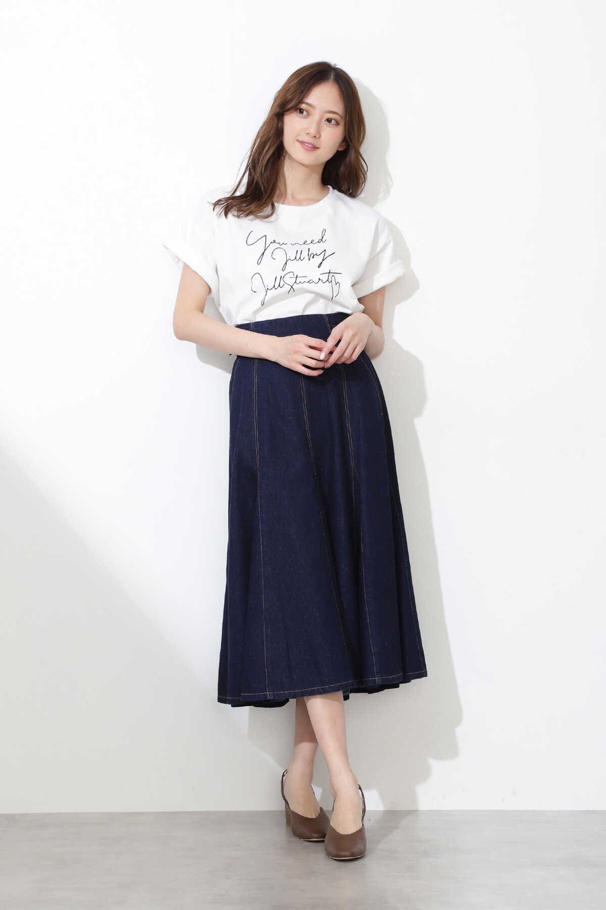 堀田茜さん着用 美人百花６月号掲載商品】マーメイドロングデニムスカート | JILL by JILL STUART | ノード センス - NODE  SENSE