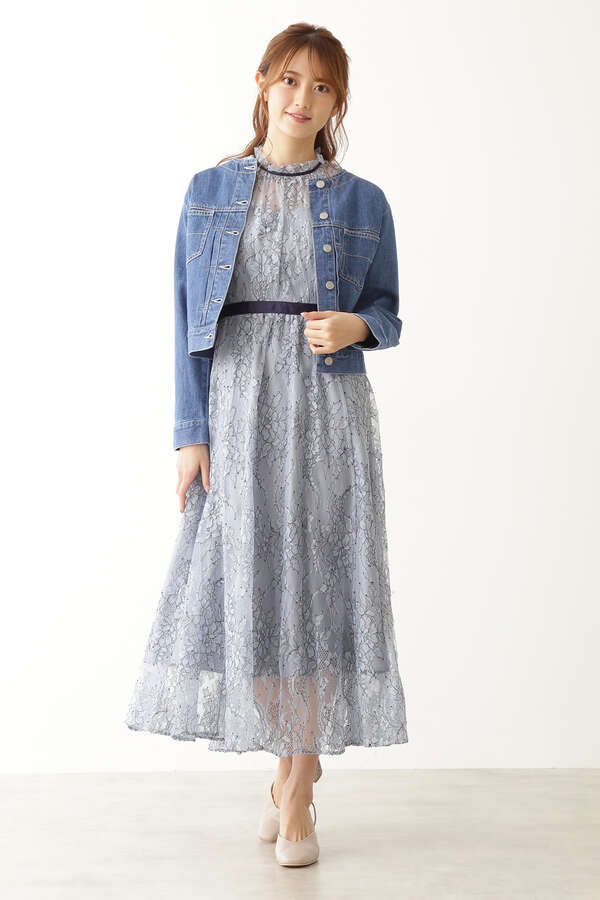 レース グログランベルトワンピース Secret Sale サンエービーディーオンラインストア Sanei Online Store