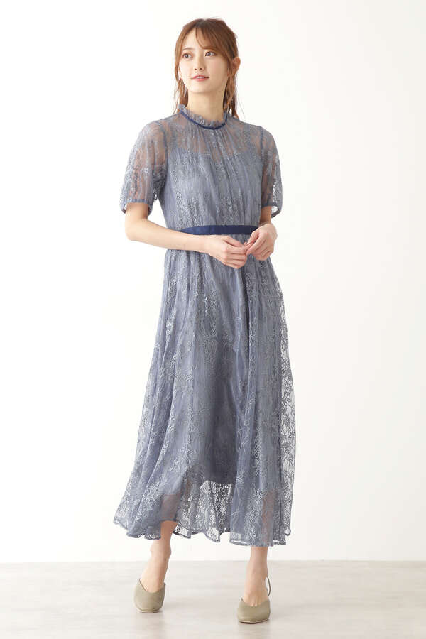 レース グログランベルトワンピース Secret Sale サンエービーディーオンラインストア Sanei Online Store