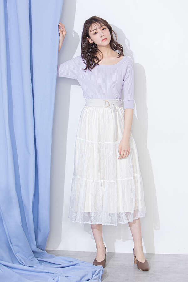 山本 美月さん着用 美人百花4月号掲載商品 2wayトップチュールsetupワンピース Jill By Jillstuart サンエービーディーオンラインストア Sanei Online Store