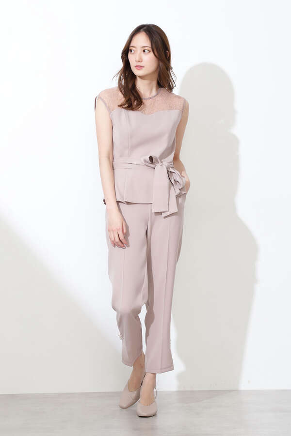 ビスチェテーパードセットアップ Secret Sale サンエービーディーオンラインストア Sanei Online Store