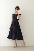 【堀田茜さん着用 美人百花６月号掲載商品】クロスラップワンピース