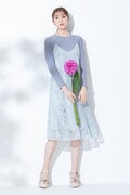 【堀田茜さん着用 美人百花６月号掲載商品】トロピックプラットフォームサンダル