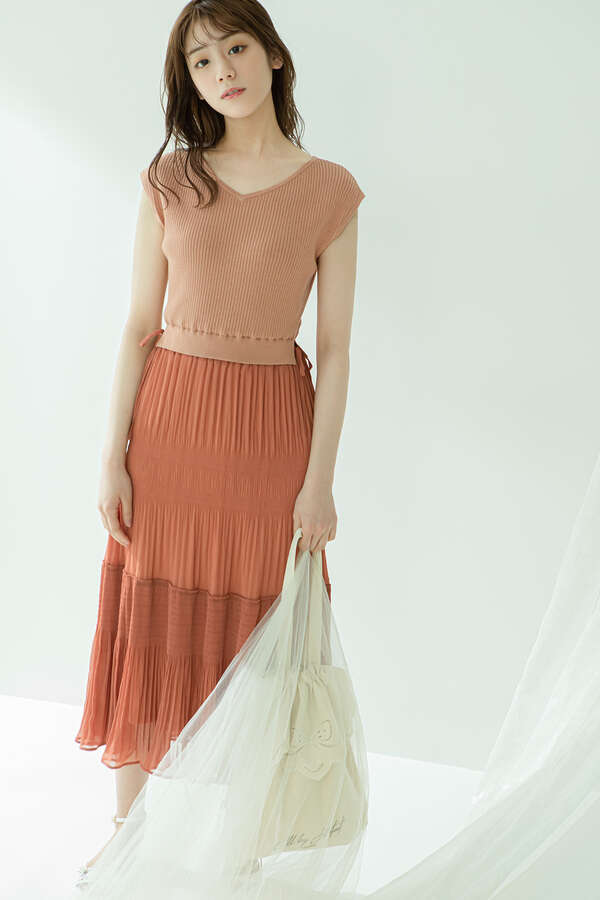 プリーツティアードワンピース Jill By Jillstuart サンエービーディーオンラインストア Sanei Online Store