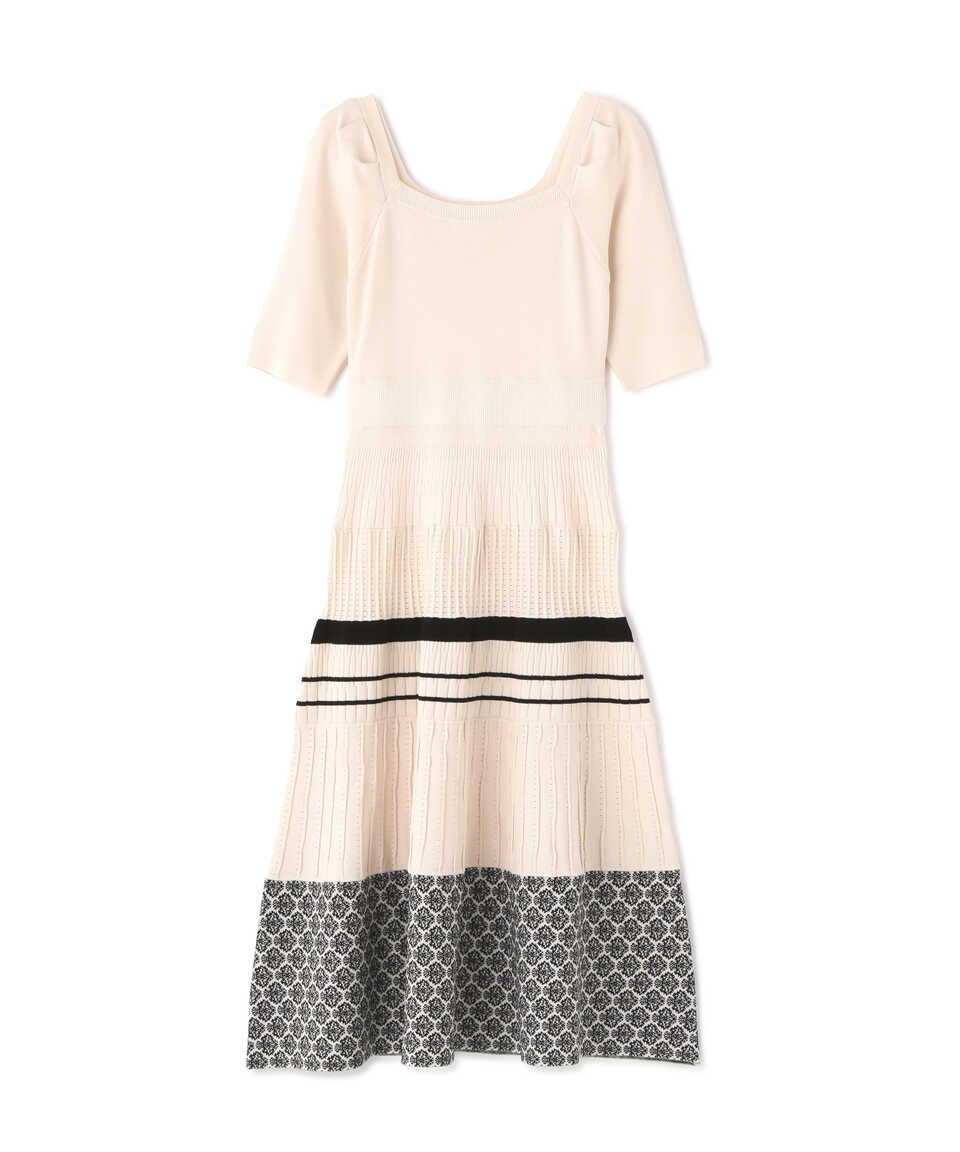 公式 Jill By Jillstuart 道重さゆみさん着用美人百花4月号掲載商品 ジャガードニットワンピース 女性 ワンピース アイボリーブラック２ サイズ ｆｒ レーヨン 57 ナイロン 42 ポリウレタン 1 雑記帳