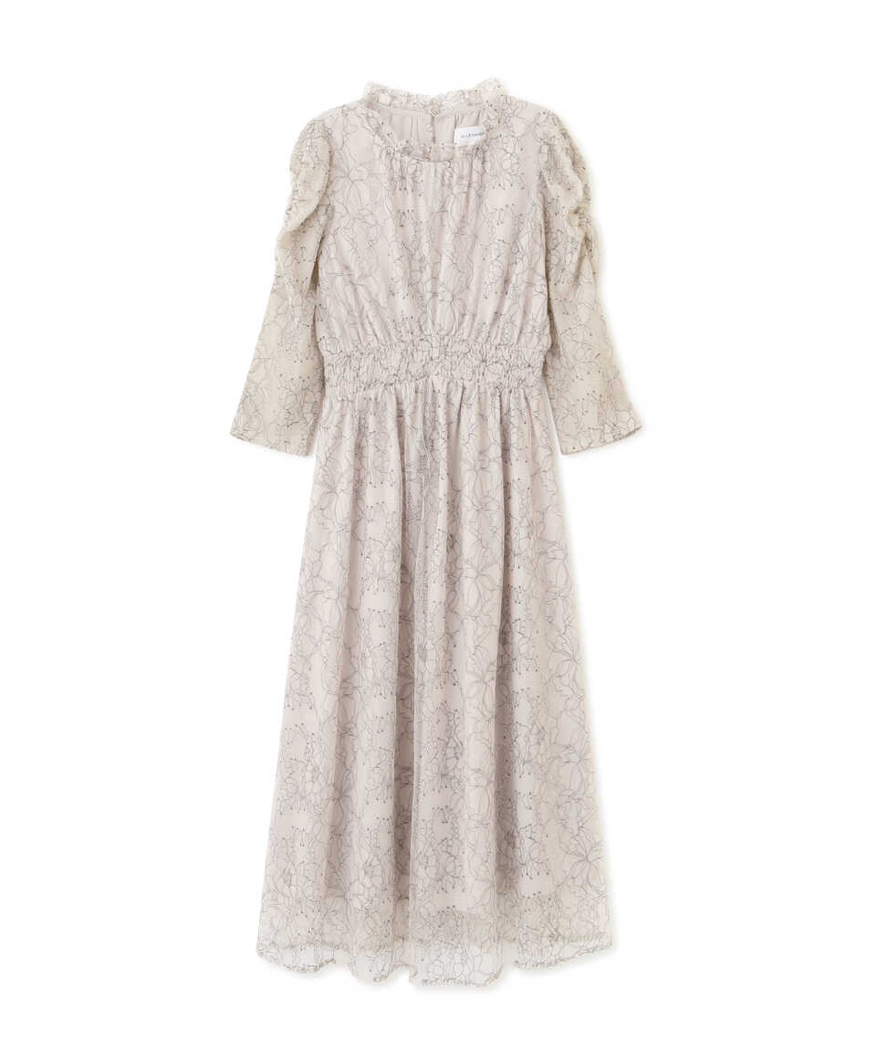 【公式／JILL by JILLSTUART】パワショルレースワンピース/女性/ワンピース/アイボリー/サイズ：ＦＲ/（外側）ポリエステル 100%（身頃部分）ポリエステル 100%（袖部分）ポリエステル 100%