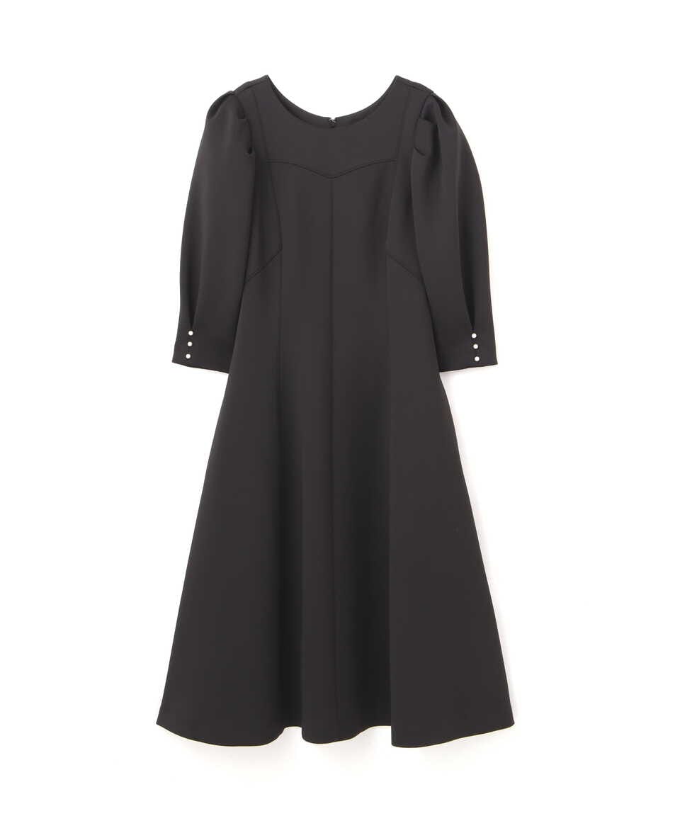 【公式／JILL by JILLSTUART】ダンボールワンピース/女性/ワンピース/ブラック/サイズ：Ｍ/ポリエステル 88% ポリウレタン 12%