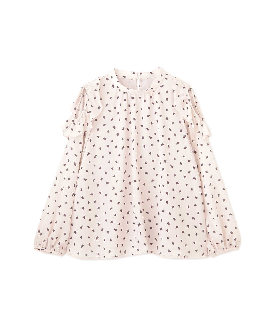 【公式／JILL by JILLSTUART】【先行予約12月中旬-12月下旬入荷予定】キカドットブラウス/女性/ブラウス/クリーム/サイズ：ＦＲ/（表生地）ポリエステル 100%（裏生地）ポリエステル 100%