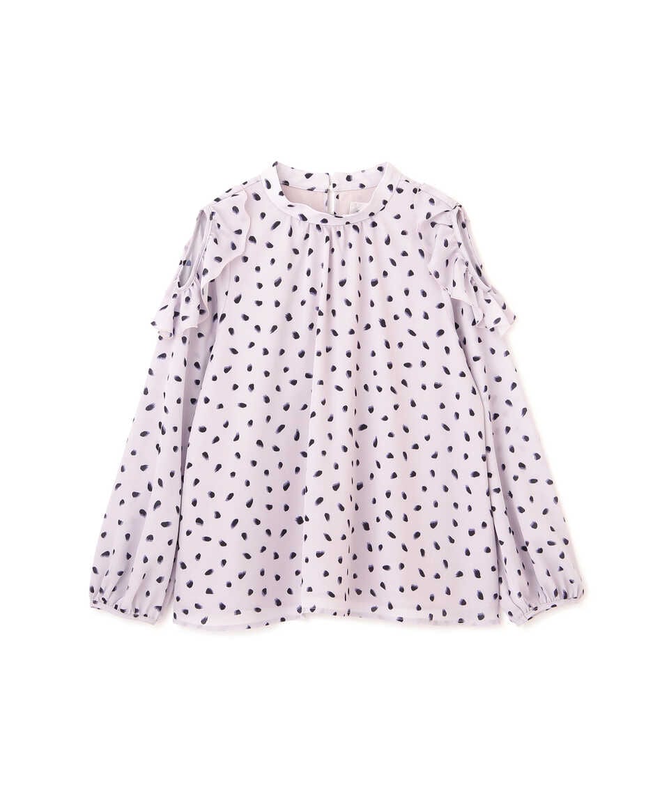 【公式／JILL by JILLSTUART】【先行予約12月中旬-12月下旬入荷予定】キカドットブラウス/女性/ブラウス/ブルー/サイズ：ＦＲ/（表生地）ポリエステル 100%（裏生地）ポリエステル 100%