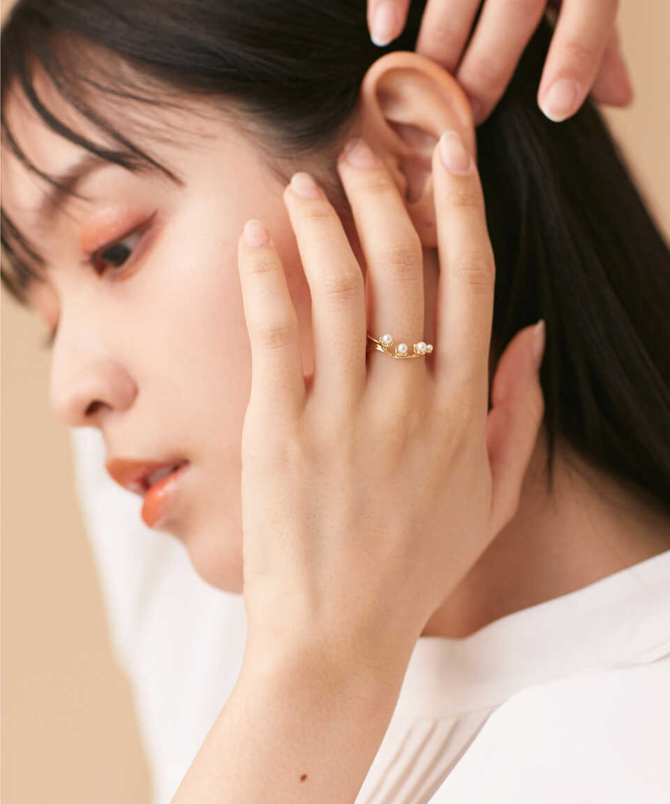 Jill Stuart K10 透かし ダイヤモンド 弘い 環 ほとんど 11号数 Whirledpies Com