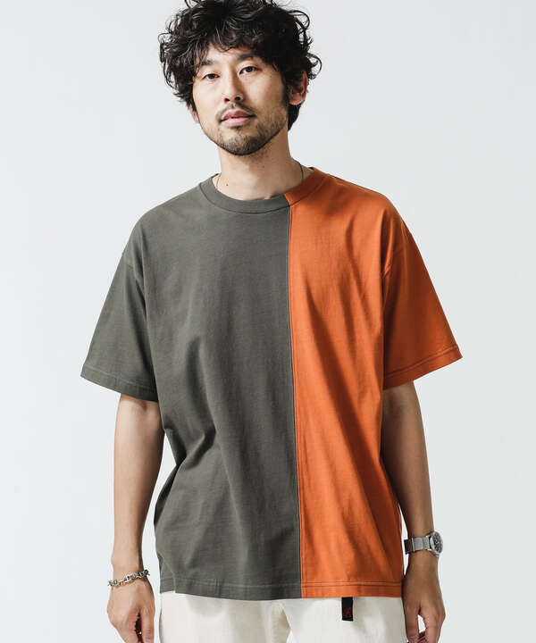 バイカラー切替Tシャツ　Type 1