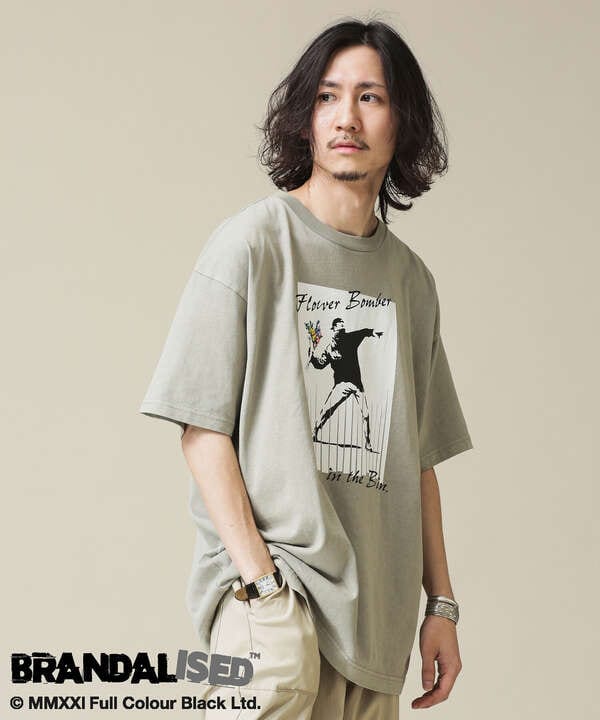 BRANDALISED Flower Bomber Tシャツ