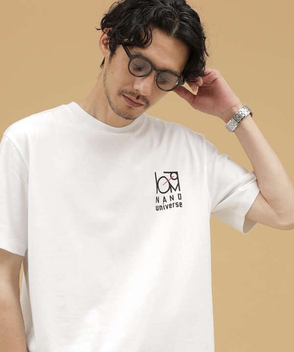 LB.03/NANO universe ロゴプリントTシャツ