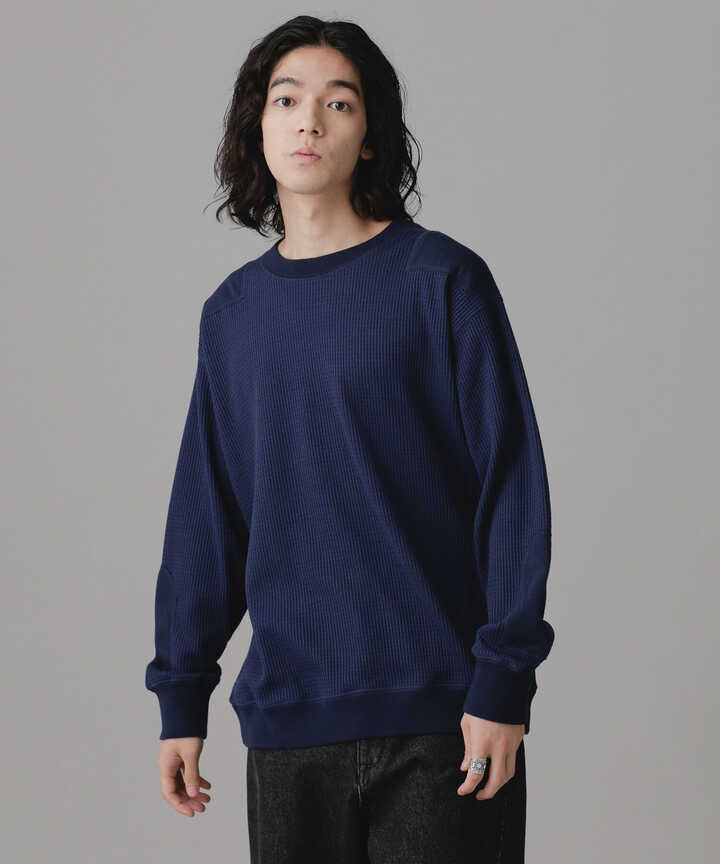LB.03/ワッフルリブパッチクルーネックTシャツ（6682223205） | NANO 