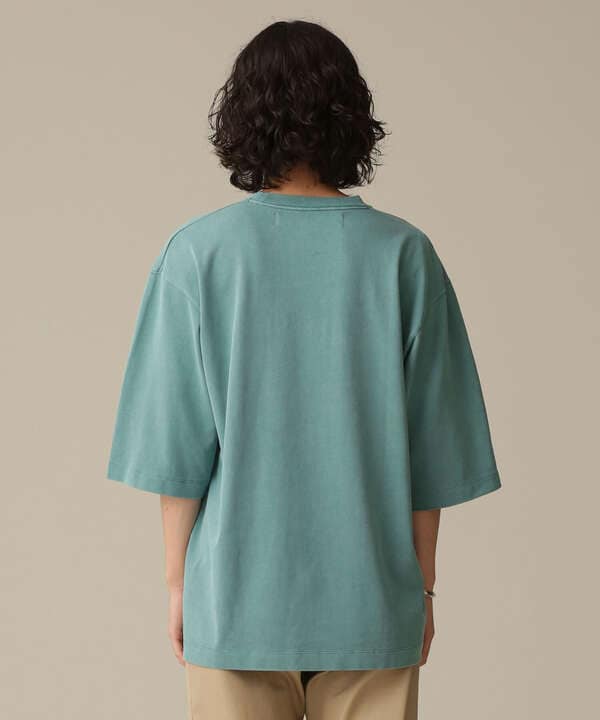 LB.03/ピグメントクルーネック5分袖Tシャツ
