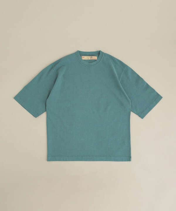 LB.03/ピグメントクルーネック5分袖Tシャツ
