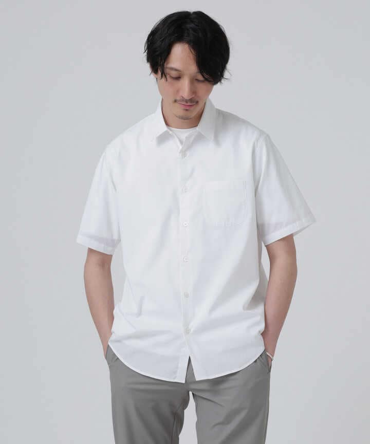 LB.03/「ICE FLOW LINEN」レギュラーカラーシャツ 半袖