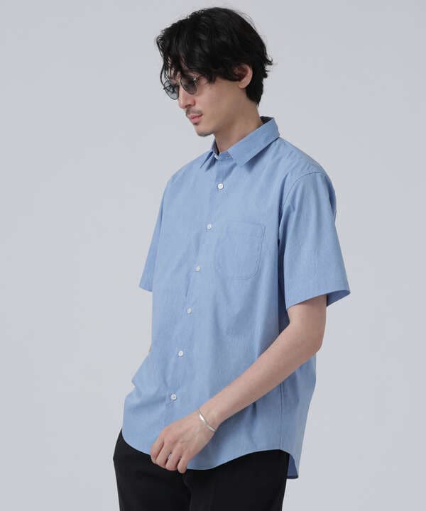 LB.03/「ICE FLOW LINEN」レギュラーカラーシャツ 半袖