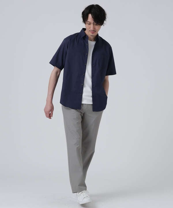 LB.03/「ICE FLOW LINEN」レギュラーカラーシャツ 半袖