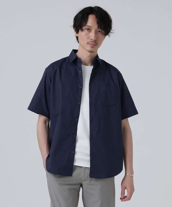 LB.03/「ICE FLOW LINEN」レギュラーカラーシャツ 半袖